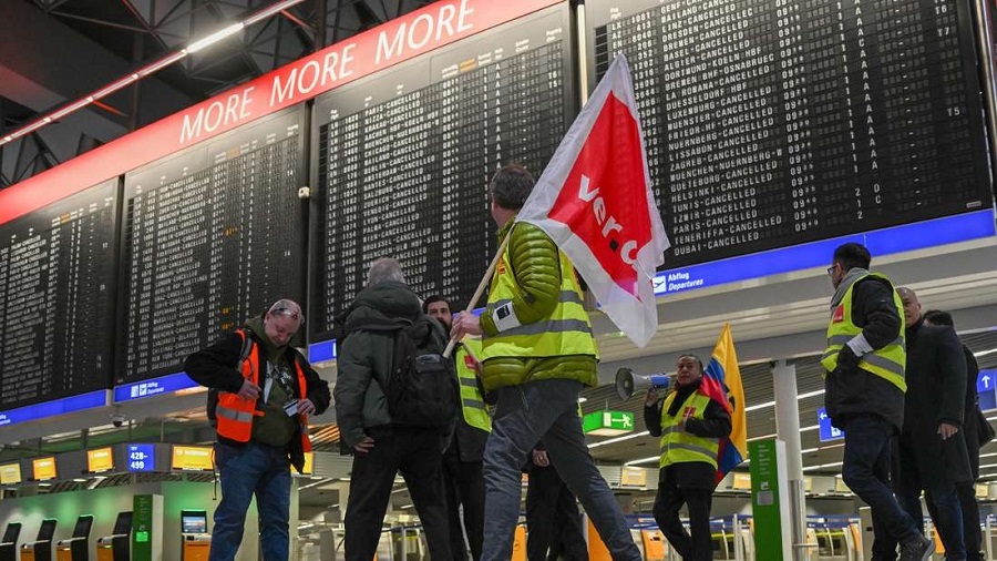 Alemania Una Huelga Por Mejoras Salariales Paraliza Los Principales